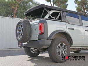 Ford Bronco Performance Exhaust System - Axle Back - Single Exit - Apollo GT - AFE - 3" - Polished Tip